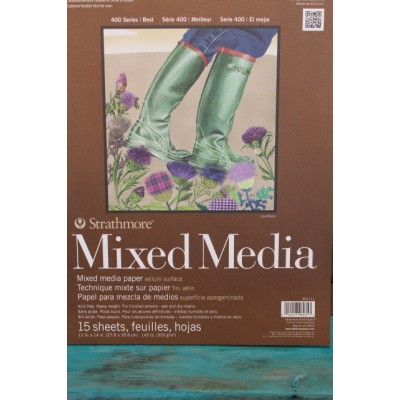Bloc de papier 11x14 Strathmore- mix-média